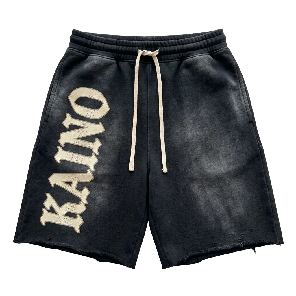 Black Wash Shorts