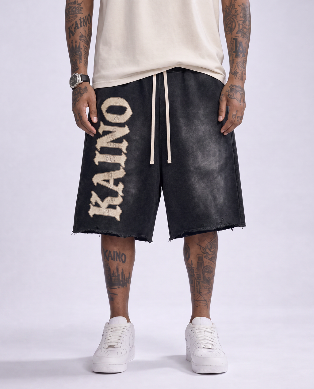 Black Wash Shorts